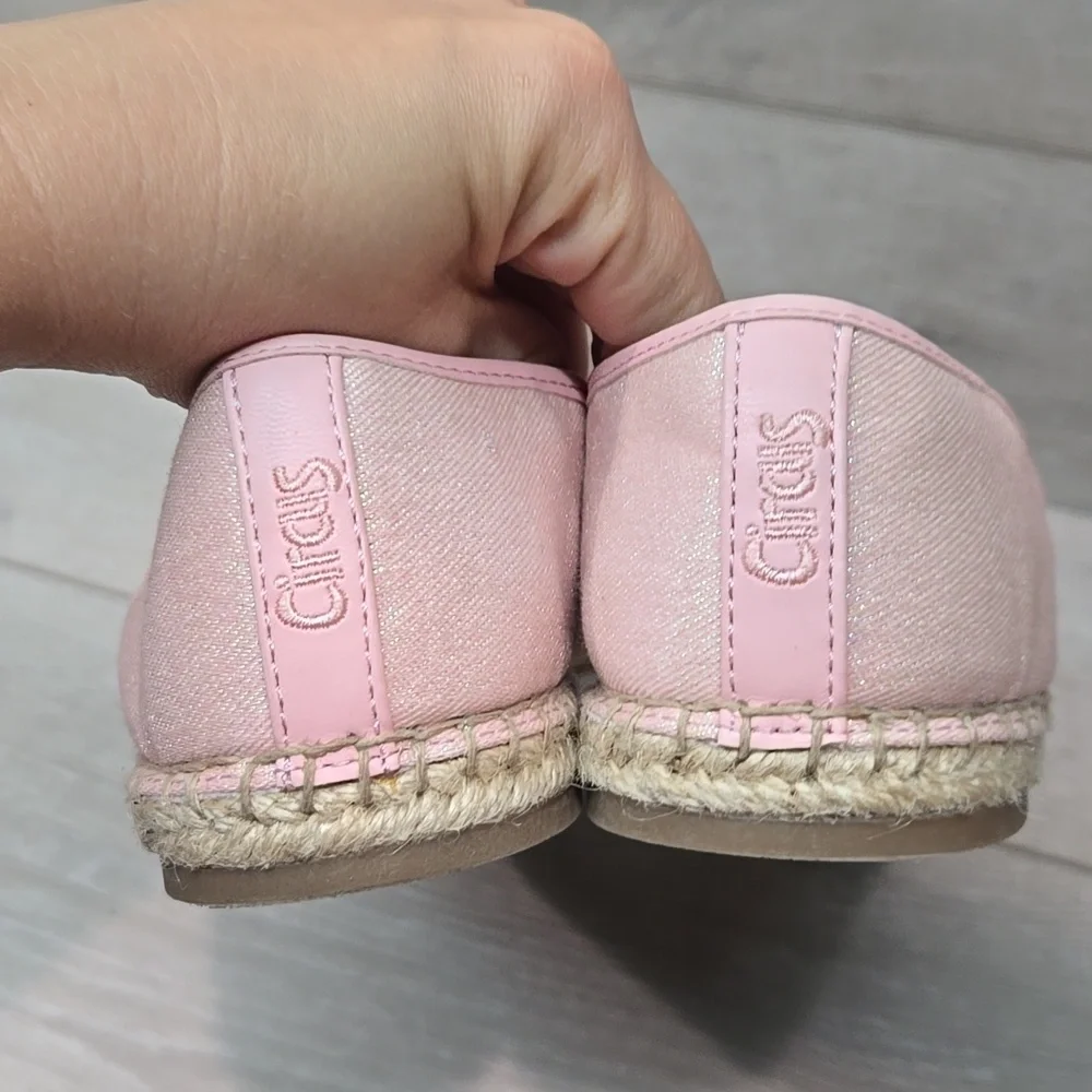 Circus by Sam Edelman Women Leni 8 Pink Espadrilles All Day Rose Flats Shoes 9M